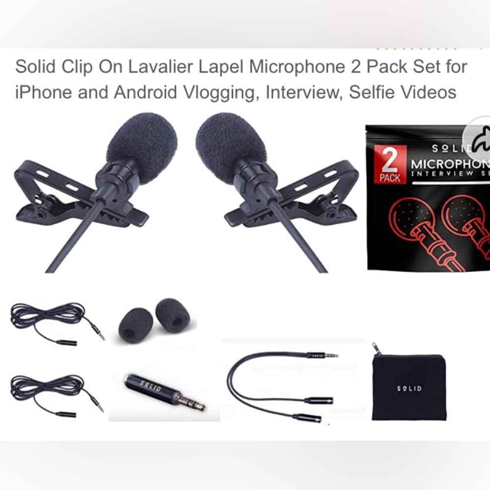 SOLID 2 microphone interview set